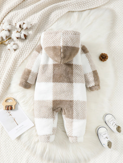 Plaid Jumpsuit For Baby & Toddler